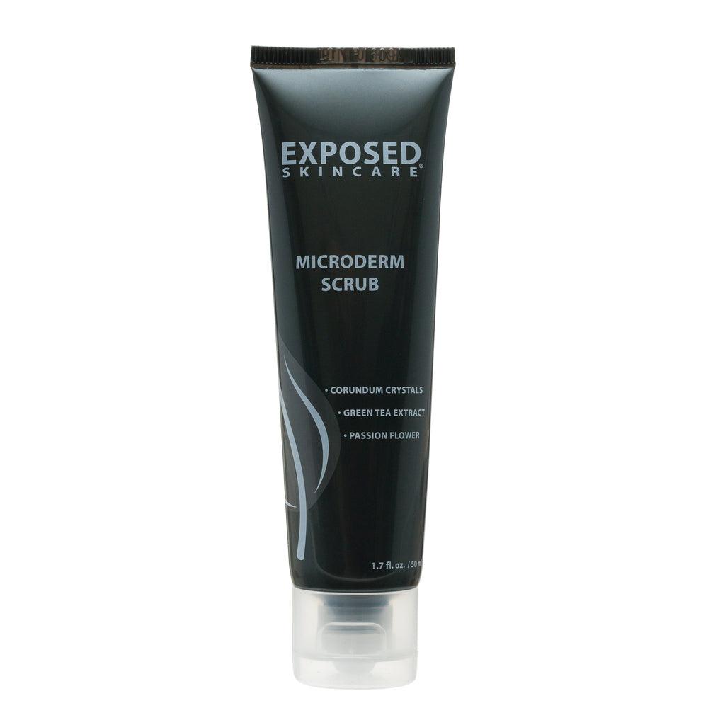 Exposed Skin Care Microderm Scrub tube – gentle exfoliating face scrub with alumina crystals