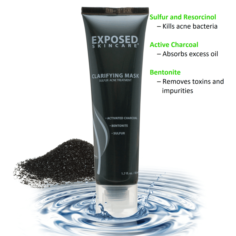 Exposed Clarifying Face Mask | Charcoal Mask for Acne